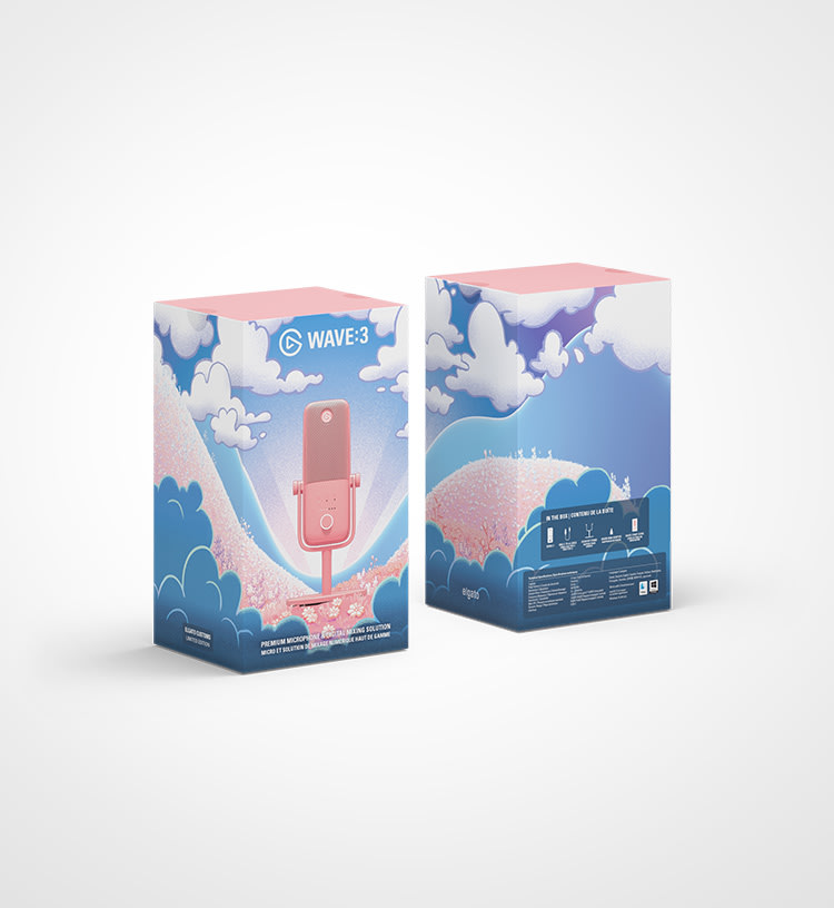 Wave:3 - Pink Petal | Microphone & Digital Mixing Solution | Elgato